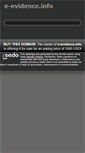 Mobile Screenshot of e-evidence.info